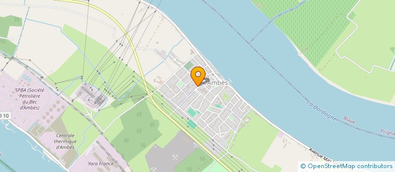localisation de l'entreprise GROUPE ASSOCIATIF D INFORMATION ET D ACTION POUR LA TERRE ET L HOMME à AMBES