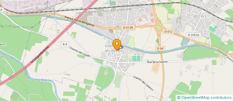 localisation de l'entreprise GROUPE ATELIER GOURMAND SAS à VILLENEUVE-LES-BEZIERS