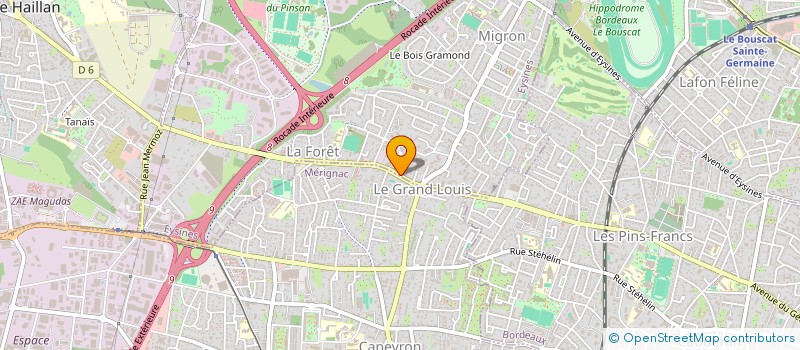 localisation de l'entreprise GROUPE ATILA  EYSINES