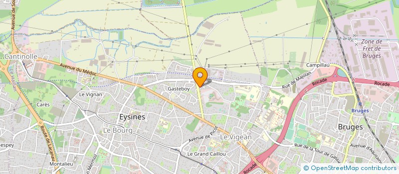 localisation de l'entreprise GROUPE ATLANTIQUE MENUISERIE à EYSINES