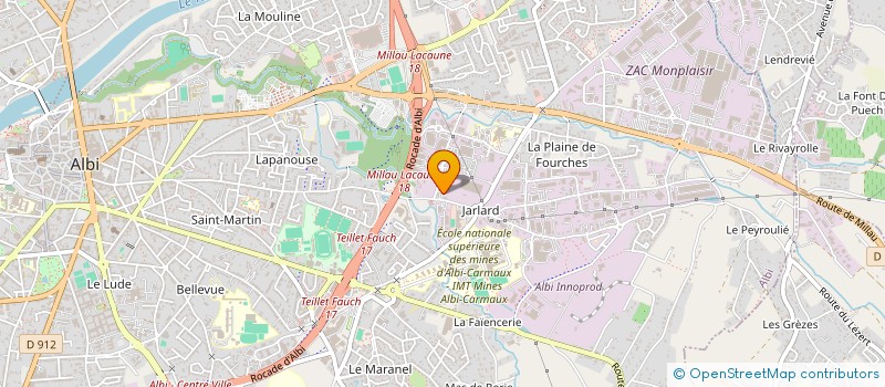 localisation de l'entreprise GROUPE ATTAC TARN à ALBI