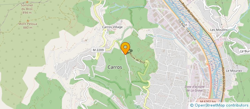 localisation de l'entreprise GROUPE AUGER à CARROS