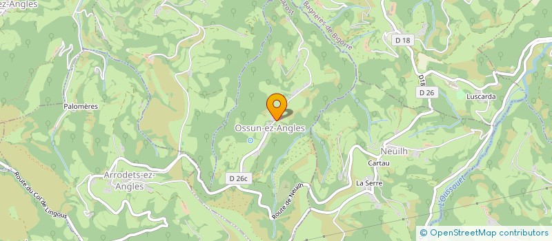 localisation de l'entreprise GROUPE AULT3C  OSSUN-EZ-ANGLES