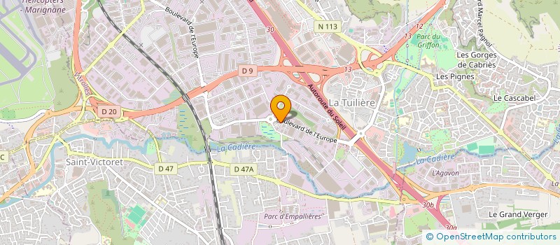 localisation de l'entreprise GROUPE AUTO 34 à VITROLLES