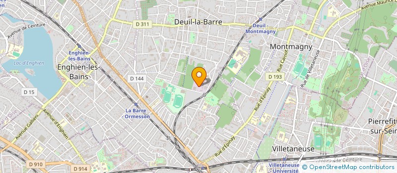 localisation de l'entreprise GROUPE AUTOMOBILE DE PARIS  DEUIL-LA-BARRE