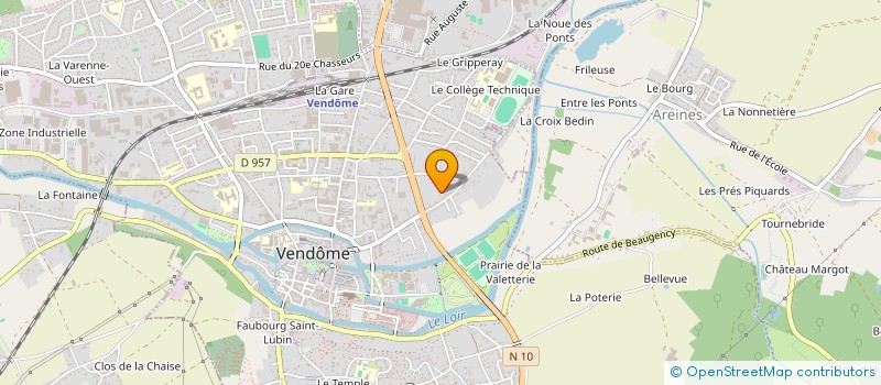 localisation de l'entreprise GROUPE AUTONOME DE CONSOMM'ACTEURS VENDOME - GAC VENDOME  SAINT OUEN