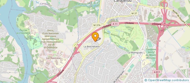 localisation de l'entreprise GROUPE AVA à CARQUEFOU