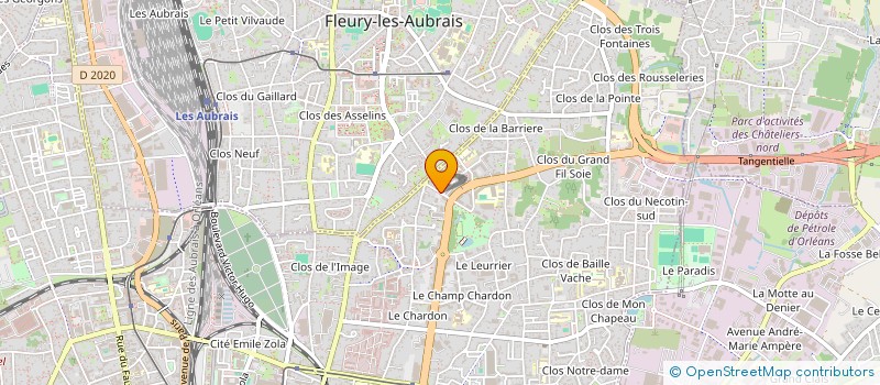 localisation de l'entreprise GROUPE AVC  ORLEANS