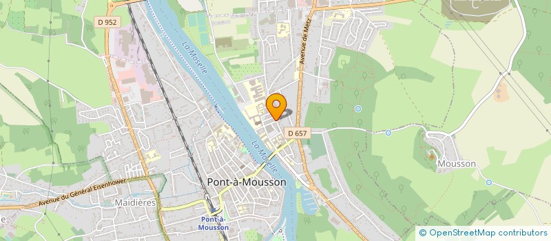 localisation de l'entreprise GROUPE AVENIR à PONT-A-MOUSSON