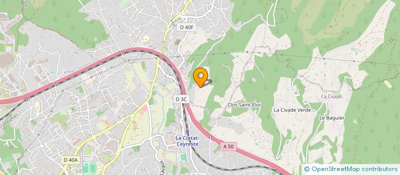 localisation de l'entreprise GROUPE AVENIR FORMATIONS à CEYRESTE