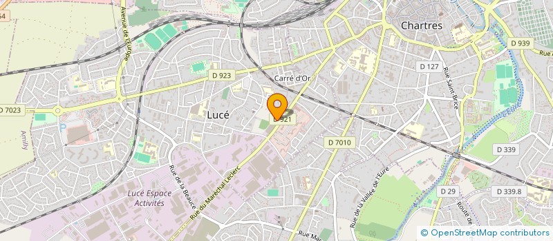 localisation de l'entreprise GROUPE AVENIR RENOV à LUCE