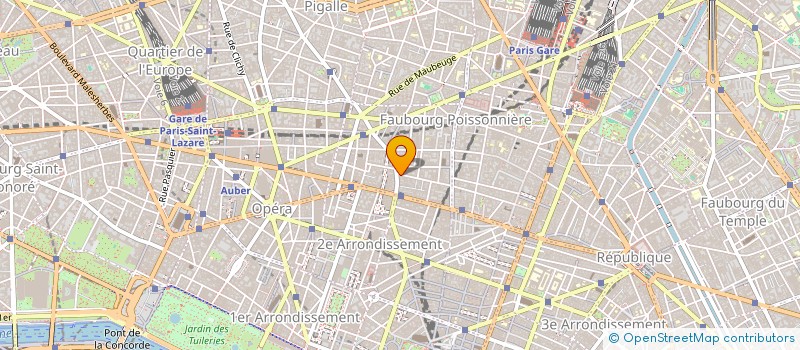 localisation de l'entreprise GROUPE AVERTIR SA à PARIS