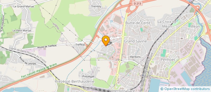 localisation de l'entreprise GROUPE AXCOM à TRIGNAC