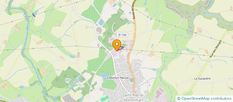 localisation de l'entreprise GROUPE AXILOME à MONTREVAULT-SUR-EVRE