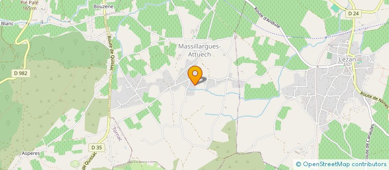 localisation de l'entreprise GROUPE AXIS DEVELOPPEMENT à MASSILLARGUES-ATTUECH