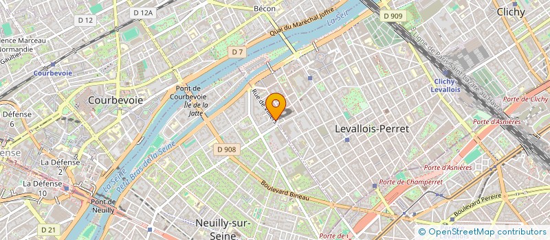 localisation de l'entreprise GROUPE AYER SERVICES à LEVALLOIS-PERRET