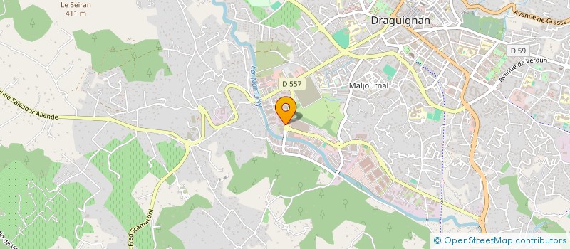localisation de l'entreprise GROUPE AZUR EVOLUTION à DRAGUIGNAN