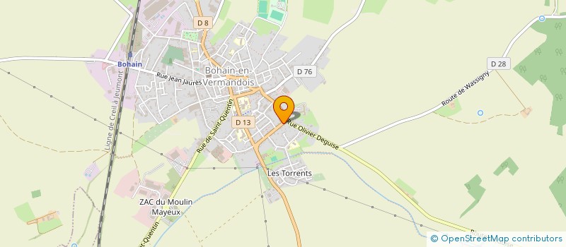 localisation de l'entreprise GROUPE B ET G FINANCES à BOHAIN-EN-VERMANDOIS
