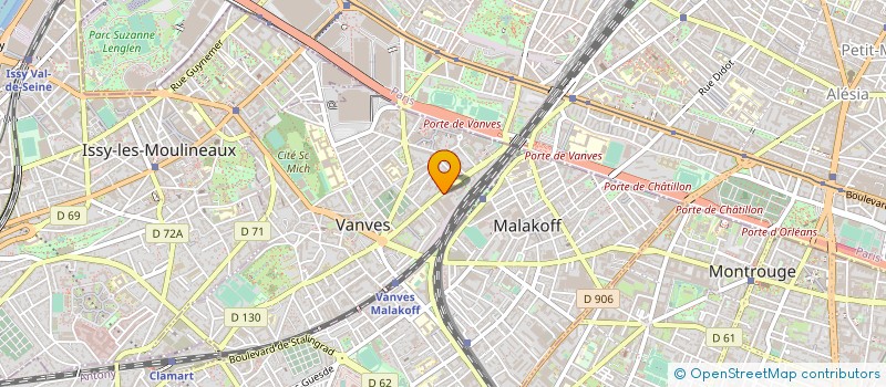 localisation de l'entreprise GROUPE B.H. à VANVES