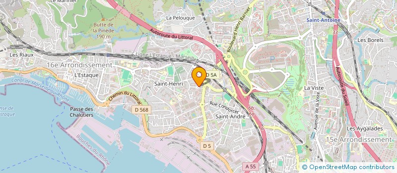 localisation de l'entreprise GROUPE B RETAIL  MARSEILLE