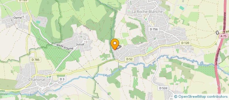 localisation de l'entreprise GROUPE B2F RESTAURATION  LA ROCHE-BLANCHE