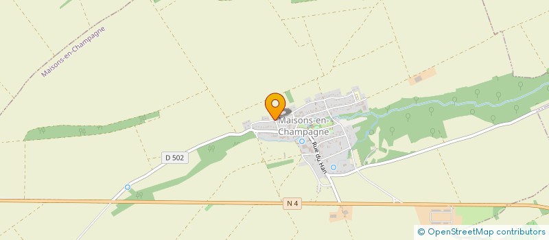 localisation de l'entreprise GROUPE B4  MAISONS-EN-CHAMPAGNE