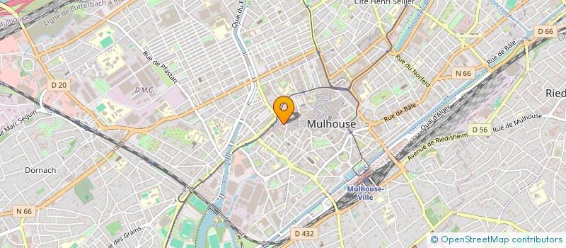 localisation de l'entreprise GROUPE BADR à MULHOUSE