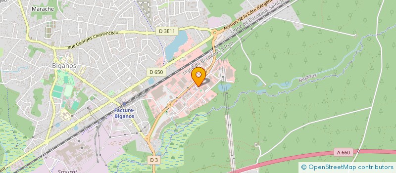 localisation de l'entreprise GROUPE BARBOSA  BIGANOS