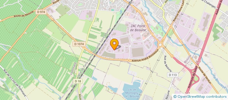 localisation de l'entreprise GROUPE BARRER à BEAUNE