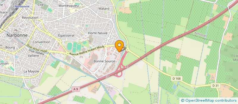localisation de l'entreprise GROUPE BARTHE à NARBONNE