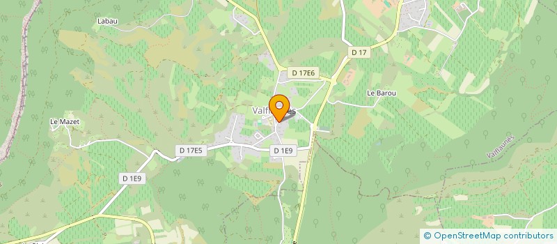 localisation de l'entreprise GROUPE BATIMENTS OCCITAN à VALFLAUNES