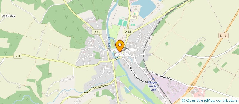 localisation de l'entreprise GROUPE BATISSEUR TERMAT SAINT LEONARD à CLOYES-LES-TROIS-RIVIERES