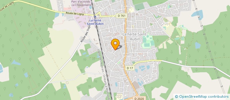 localisation de l'entreprise GROUPE BATISSEURS SAINT LEONARD- E.T.I. ETUDES TECHNIQUES IMMOBILIERES à LA FERTE-SAINT-AUBIN