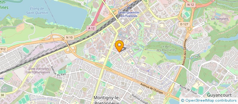 localisation de l'entreprise GROUPE BATP à MONTIGNY-LE-BRETONNEUX