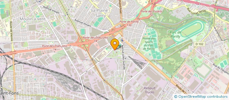 localisation de l'entreprise GROUPE BAUD  VENISSIEUX