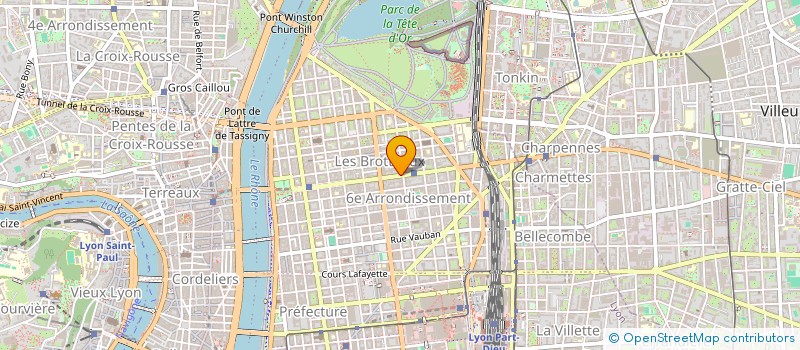 localisation de l'entreprise GROUPE BAUDIERE à LYON