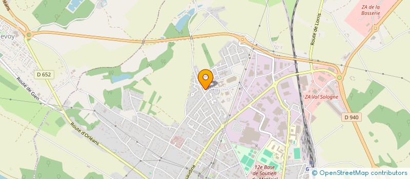 localisation de l'entreprise GROUPE BBL à GIEN