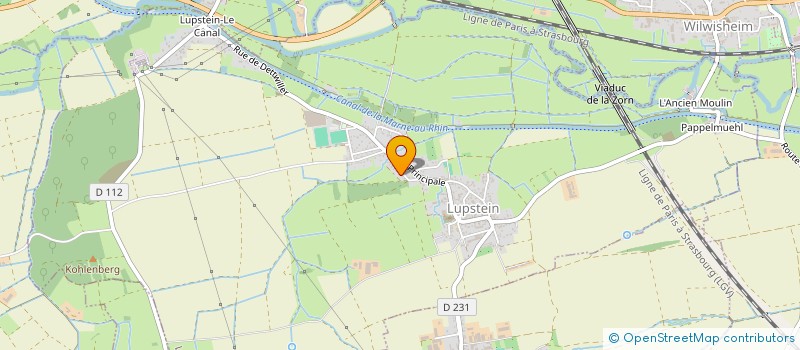 localisation de l'entreprise GROUPE BCB INTERNATIONAL  LUPSTEIN