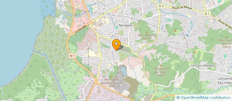 localisation de l'entreprise GROUPE BCM360  CAYENNE