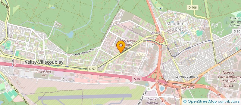 localisation de l'entreprise GROUPE BDSW  VELIZY-VILLACOUBLAY