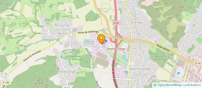 localisation de l'entreprise GROUPE BEHM INTERNATIONAL à THIONVILLE