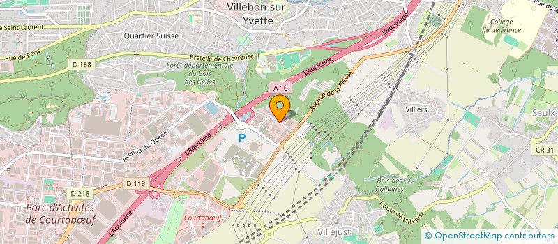 localisation de l'entreprise GROUPE BELENOR à VILLEBON-SUR-YVETTE