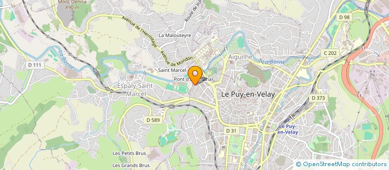 localisation de l'entreprise GROUPE BELLEDENT IMMOBILIER  LE PUY-EN-VELAY