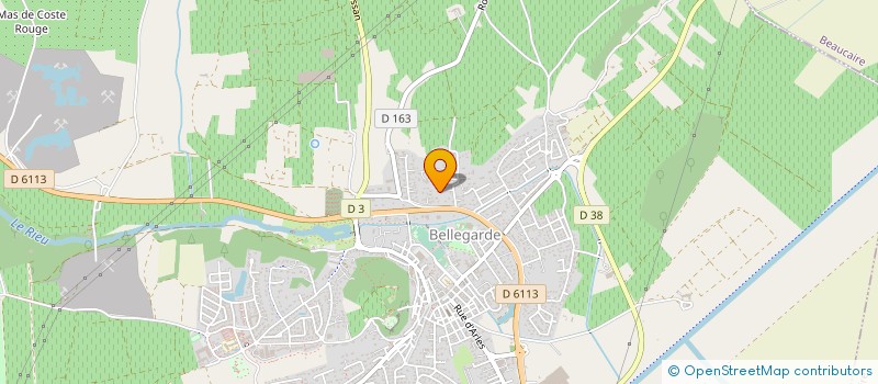 localisation de l'entreprise GROUPE BELLEGARDE à BELLEGARDE