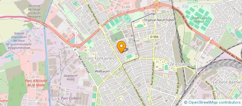 localisation de l'entreprise GROUPE BENHALIMA TRANSPORT à REIMS