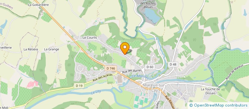 localisation de l'entreprise GROUPE BERGER FINANCES à MAREUIL-SUR-LAY-DISSAIS