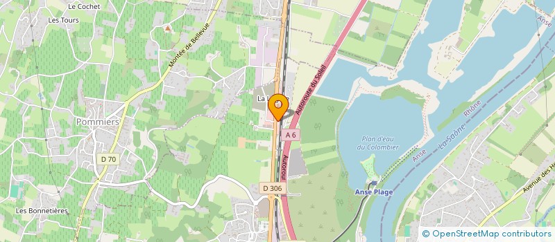 localisation de l'entreprise GROUPE BERNOLLIN  ANSE