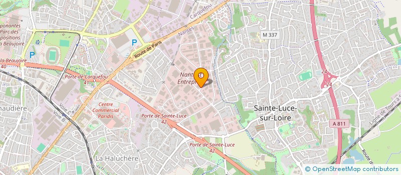 localisation de l'entreprise GROUPE BERZALLI à NANTES
