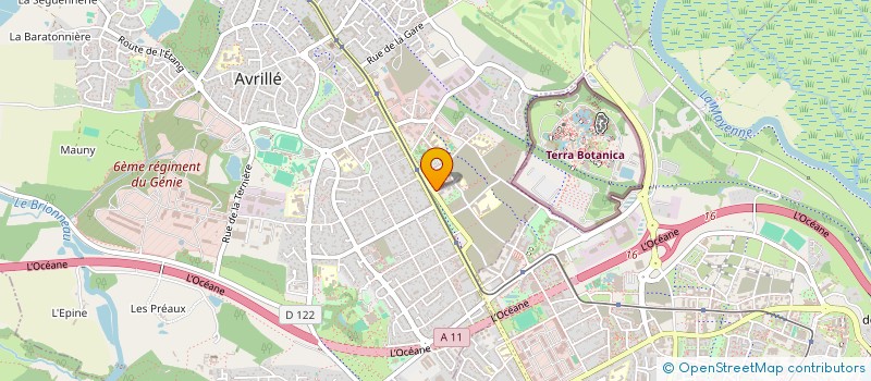 localisation de l'entreprise GROUPE BEYIS  AVRILLE