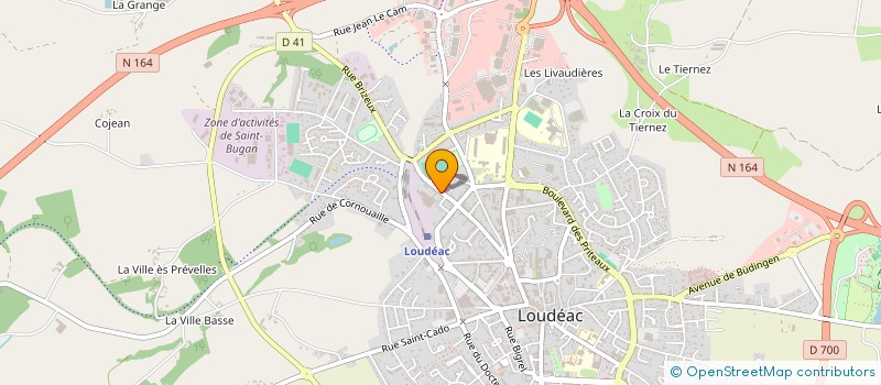 localisation de l'entreprise GROUPE BH à LOUDEAC